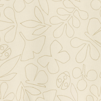 Sweat-shirt brodé beige Fille