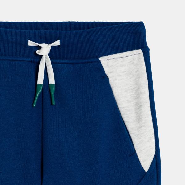 Jogging à message bleu Garçon