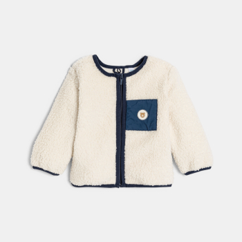 Manteau doublé 2 en 1 marron bébé garçon