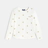 T-shirt manches longues petits cœurs Fille