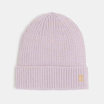 Bonnet côtelé à revers Fille