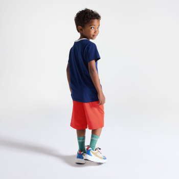 Bermuda en molleton rouge Garçon