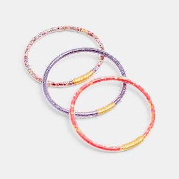 أساور مُزخرفة (مجموعة من 3) للفتيات