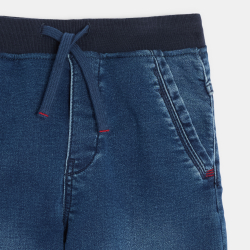 Jean jogpant en denim...