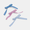 2 barrettes nœud fantaisie bleu Fille
