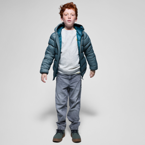 Doudoune garçon vert