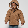 Manteau doublé 2 en 1 marron bébé garçon