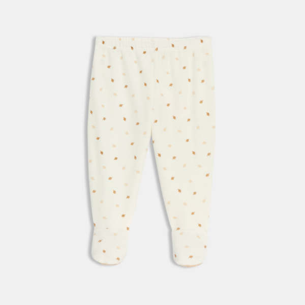 Pyjama velours animaux bleu bébé garçon